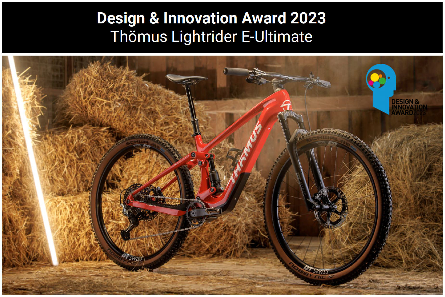 Thömus Lightrider E-Ultimate beim Design Innovation Award