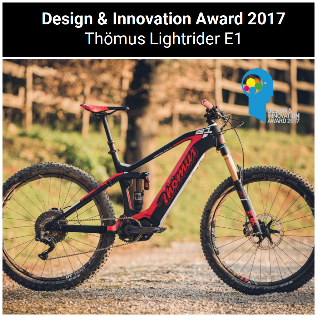 Thömus Lightrider E1 beim Design Innovation Award